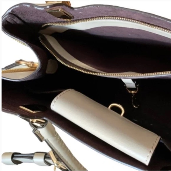 MICHAEL KORS Mercer Mauve Satchel Crossbody Handbag - Picture 9 of 9